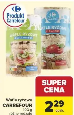 Carrefour Market Wafle ryżowe CARREFOUR oferta