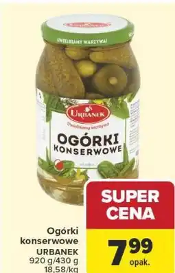 Carrefour Market Ogórki konserwowe URBANEK oferta