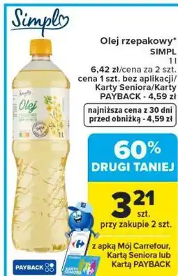 Carrefour Market Olej rzepakowy* SIMPL oferta