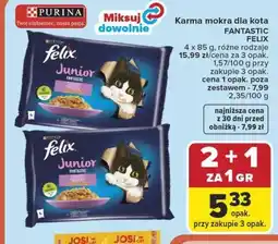 Carrefour Market Karma mokra dla kota FANTASTIC FELIX oferta