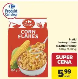 Carrefour Market Płatki kukurydziane CARREFOUR oferta