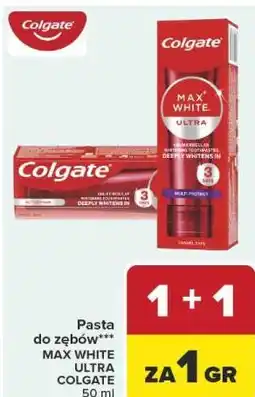 Carrefour Market Pasta do zębów*** MAX WHITE ULTRA COLGATE oferta