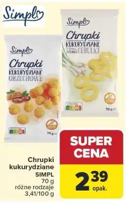 Carrefour Market Chrupki kukurydziane SIMPL oferta