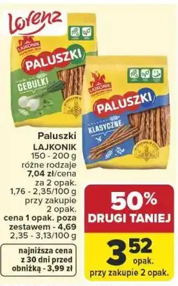 Carrefour Market Paluszki LAJKONIK oferta