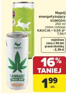 Carrefour Market Napój energetyzujący KOMODO oferta