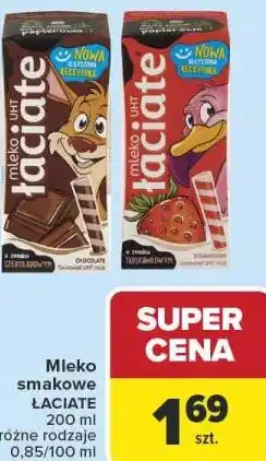 Carrefour Market Mleko smakowe ŁACIATE oferta