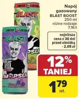 Carrefour Market Napój gazowany BLAST BOOST oferta