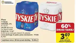Carrefour Market Piwo TYSKIE oferta