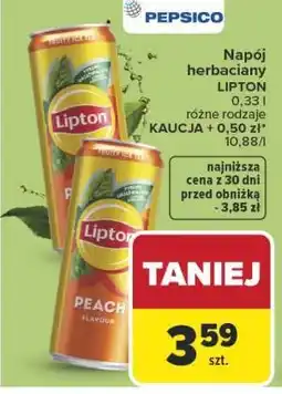 Carrefour Market Napój herbaciany LIPTON oferta