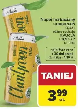 Carrefour Market Napój herbaciany CHAIGREEN oferta