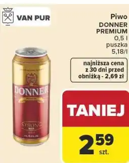 Carrefour Market Piwo DONNER PREMIUM oferta