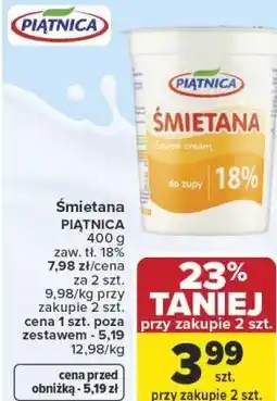 Carrefour Market Śmietana PIĄTNICA oferta