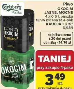 Carrefour Market Piwo OKOCIM oferta