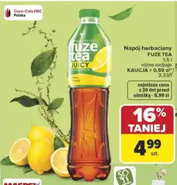 Carrefour Market Napój herbaciany FUZE TEA oferta