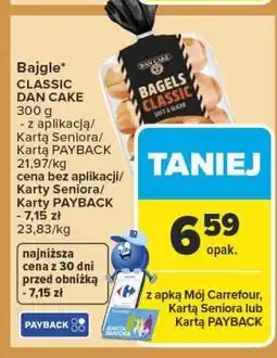 Carrefour Market Bajgle classic DAN CAKE oferta