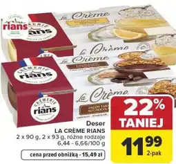 Carrefour Market Deser LA CRÈME RIANS oferta