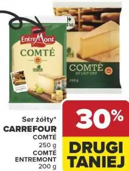 Carrefour Market Ser żółty CARREFOUR COMTÉ, COMTÉ ENTREMONT oferta