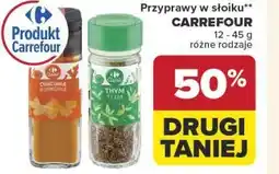 Carrefour Market Przyprawy w słoiku** CARREFOUR oferta