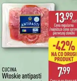 ALDI CUCINA Włoskie antipasti Opak. 100 g (1 kg = 139,90) oferta