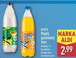 ALDI RIVER Napój gazowany zero Butelka oferta