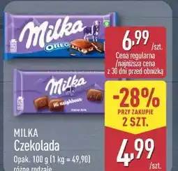ALDI Czekolada MILKA oferta