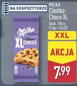 ALDI Ciastka Choco XL MILKA oferta