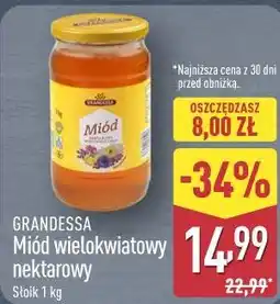 ALDI GRANDESSA Miód wielokwiatowy nektarowy oferta