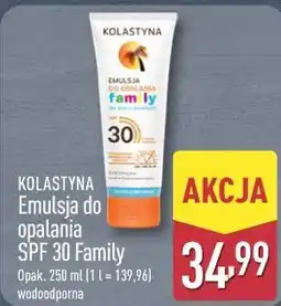 ALDI Emulsja do opalania SPF 30 Family KOLASTYNA oferta