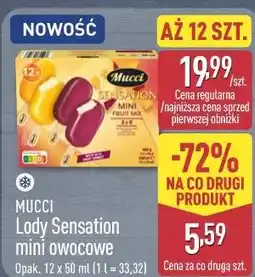 ALDI MUCCI Lody Sensation mini owocowe oferta