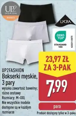 ALDI UP2FASHION Bokserki męskie, 3 pary oferta