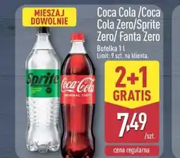 ALDI Coca Cola /Coca Cola Zero/Sprite Zero/ Fanta Zero oferta