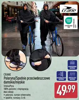 ALDI CRANE Peleryna/Spodnie przeciwdeszczowe damskie/męskie oferta