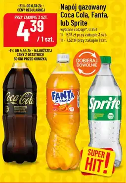 Polomarket Napój gazowany Coca Cola, Fanta, lub Sprite oferta