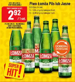 Polomarket Piwo Łomża Pils lub Jasne oferta