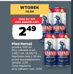 Netto Piwo Harnaś oferta