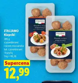 Lidl Klopsiki z pomidorami i serem mozzarella oferta