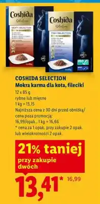 Lidl Mokra karma dla kota, fileciki rybne oferta