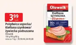 E.Leclerc Polędwica sopocka/Kiełbasa szynkowa/żywiecka podsuszana oferta