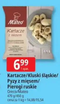 E.Leclerc Kartacze/Kluski śląskie/Pyzy z mięsem/Pierogi ruskie oferta