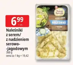 E.Leclerc Naleśniki z serem/z nadzieniem serowo-jagodowym oferta