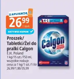 E.Leclerc Proszek/tabletki/żel do prania Calgon oferta