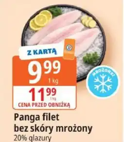 E.Leclerc Panga filet bez skóry mrożony 20% glazury oferta