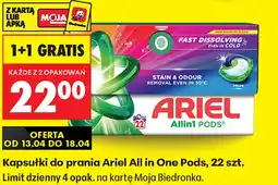 Biedronka Kapsułki do prania Ariel oferta