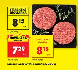 Biedronka Burger Kraina Mięs oferta