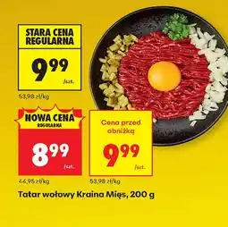 Biedronka Tatar wołowy Kraina Mięs oferta
