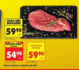 Biedronka Stek wołowy oferta