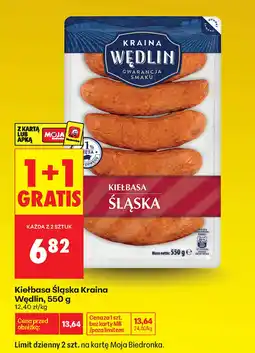 Biedronka Kiełbasa Kraina Wędlin oferta
