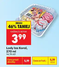 Biedronka Lody Koral oferta