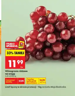 Biedronka Winogrona Biedronka oferta