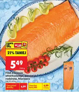 Biedronka Filet z łososia Marinero oferta